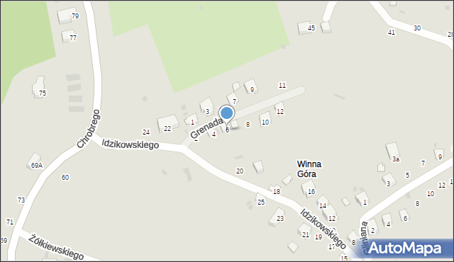 Przemyśl, Grenada, 6, mapa Przemyśla