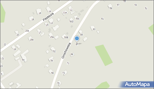 Przemyśl, Grochowska, 67, mapa Przemyśla