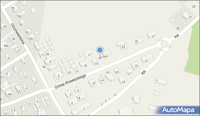 Przewłoka, Grota-Roweckiego Stefana, gen., 19, mapa Przewłoka