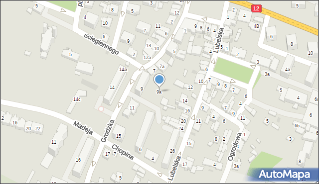 Przysucha, Grodzka, 9a, mapa Przysucha