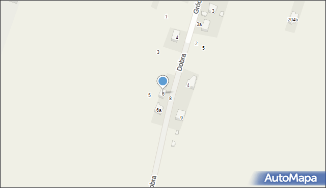 Psary, Gródkowska, 6, mapa Psary