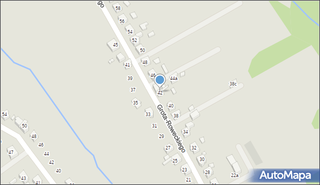 Pszów, Grota-Roweckiego Stefana, gen., 42, mapa Pszów