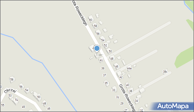 Pszów, Grota-Roweckiego Stefana, gen., 43, mapa Pszów