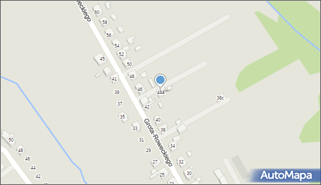 Pszów, Grota-Roweckiego Stefana, gen., 44a, mapa Pszów