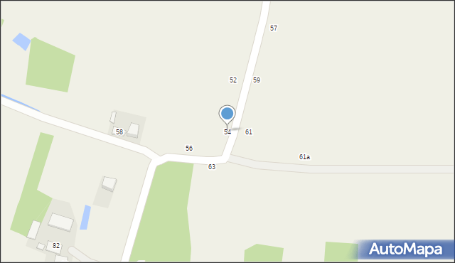 Radgoszcz, Grochowiska, 54, mapa Radgoszcz