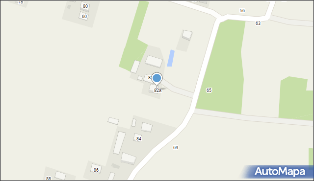 Radgoszcz, Grochowiska, 82a, mapa Radgoszcz