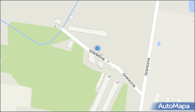 Radomyśl Wielki, Graniczna, 1, mapa Radomyśl Wielki