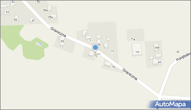Radostowice, Graniczna, 73, mapa Radostowice