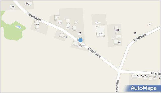 Radostowice, Graniczna, 79, mapa Radostowice