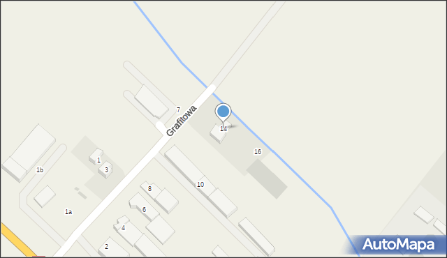 Radwanice, Grafitowa, 14, mapa Radwanice