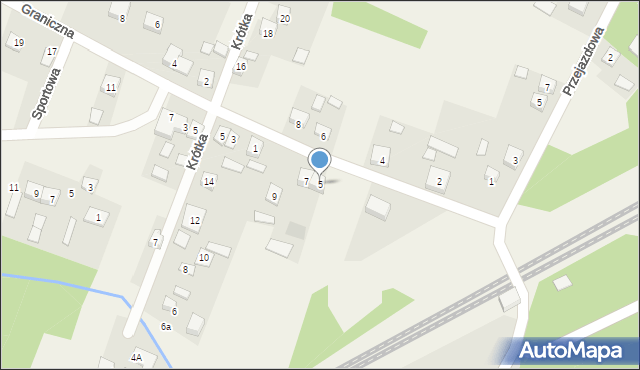 Radziwiłłów, Graniczna, 5, mapa Radziwiłłów