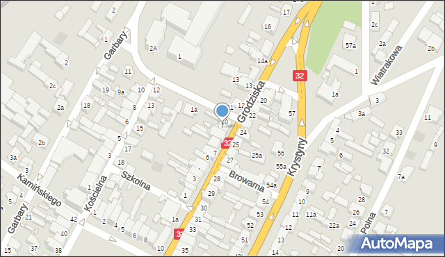 Rakoniewice, Grodziska, 9, mapa Rakoniewice