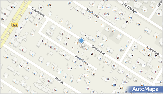 Raszyn, Graniczna, 12, mapa Raszyn