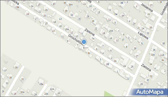 Raszyn, Grocholicka, 5, mapa Raszyn