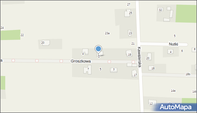 Rozalin, Groszkowa, 2, mapa Rozalin