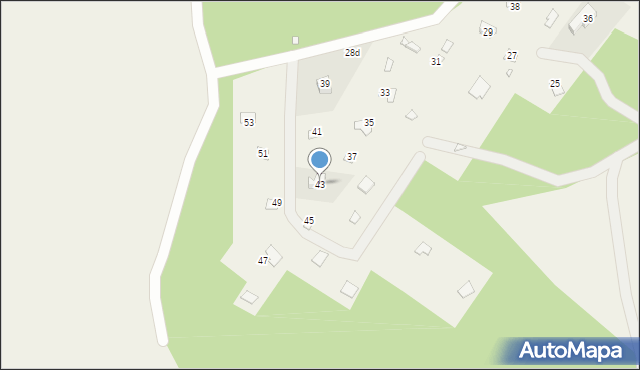 Ruda, Grabowa, 43, mapa Ruda