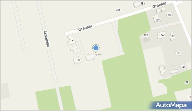 Rusiec, Granatu, 5, mapa Rusiec