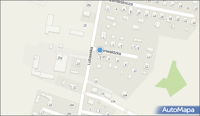 Rybno, Grunwaldzka, 2, mapa Rybno