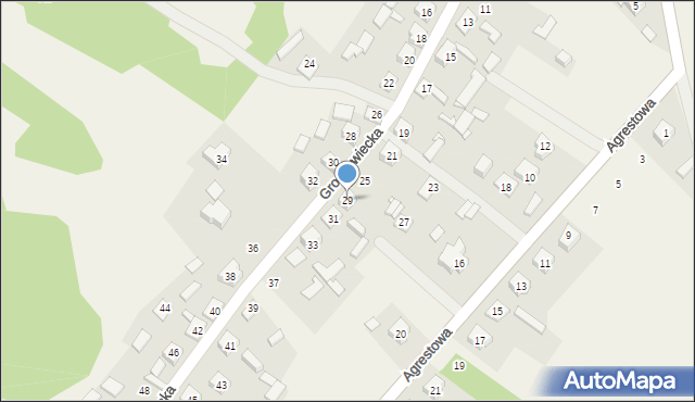 Ryczów, Grochowiecka, 29, mapa Ryczów