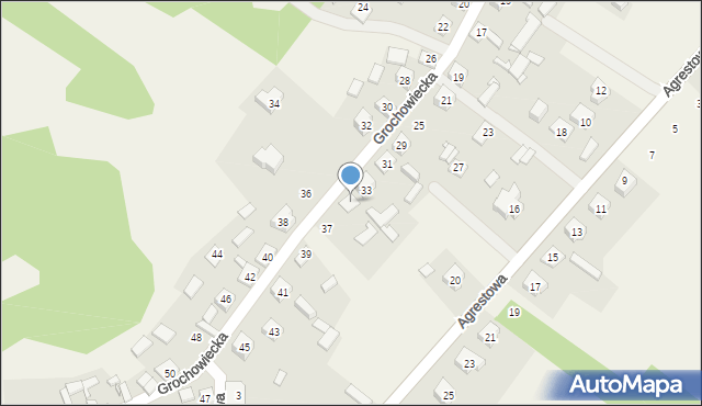 Ryczów, Grochowiecka, 35, mapa Ryczów