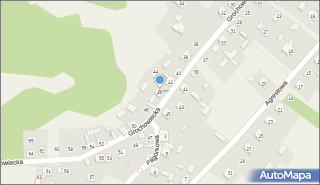 Ryczów, Grochowiecka, 46, mapa Ryczów