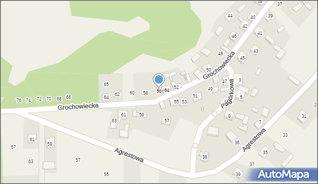 Ryczów, Grochowiecka, 56, mapa Ryczów