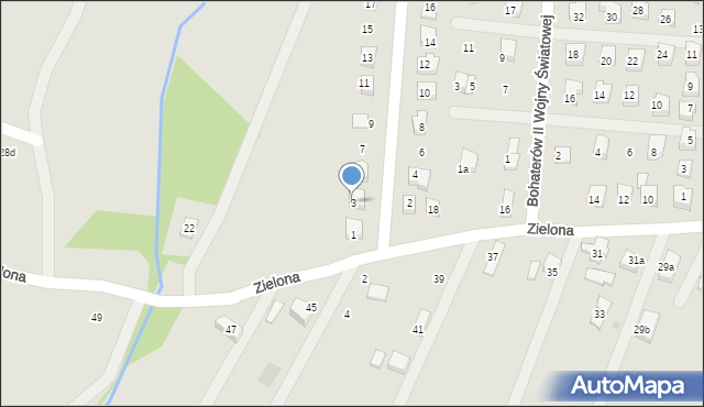 Rymanów, Grota-Roweckiego Stefana, gen., 3, mapa Rymanów