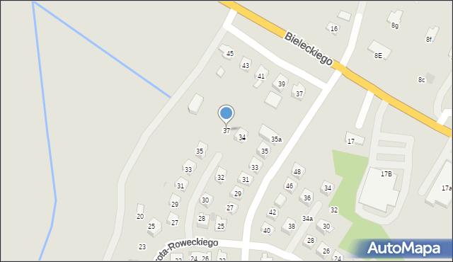 Rymanów, Grota-Roweckiego Stefana, gen., 37, mapa Rymanów