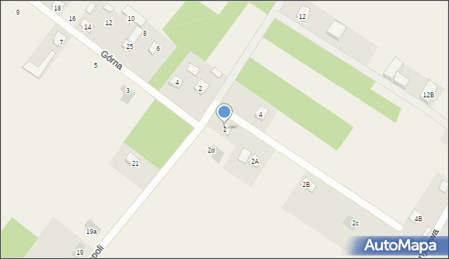 Rzakta, Graniczna, 2, mapa Rzakta