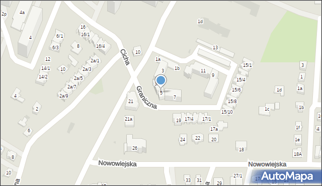 Rzeszów, Graniczna, 5, mapa Rzeszów