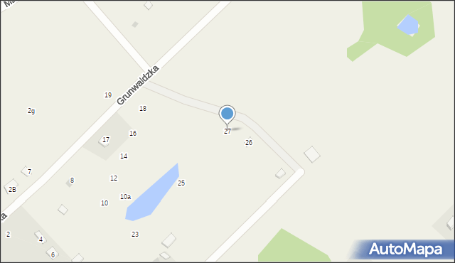 Sajzy, Grunwaldzka, 27, mapa Sajzy