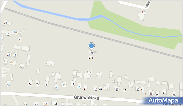 Sędziszów Małopolski, Grunwaldzka, 17c, mapa Sędziszów Małopolski