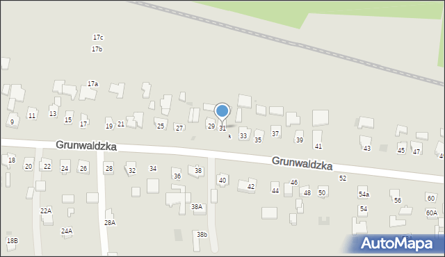 Sędziszów Małopolski, Grunwaldzka, 31, mapa Sędziszów Małopolski