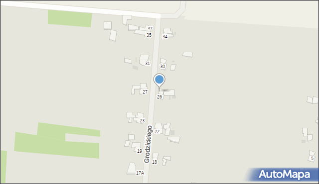 Sępopol, Grodzickiego Stefana, 28, mapa Sępopol