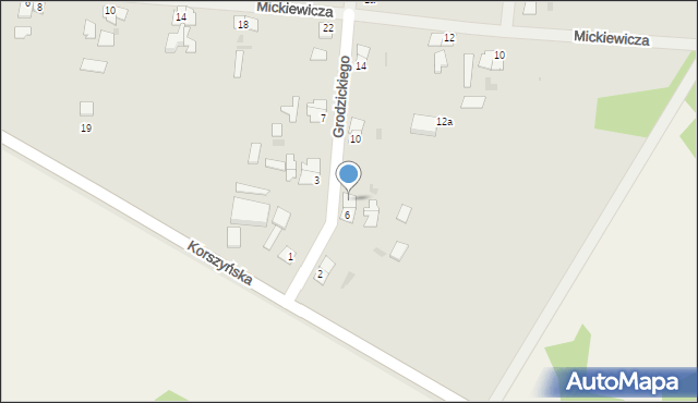 Sępopol, Grodzickiego Stefana, 8, mapa Sępopol