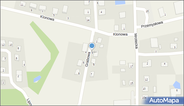 Sicienko, Grabowa, 3, mapa Sicienko