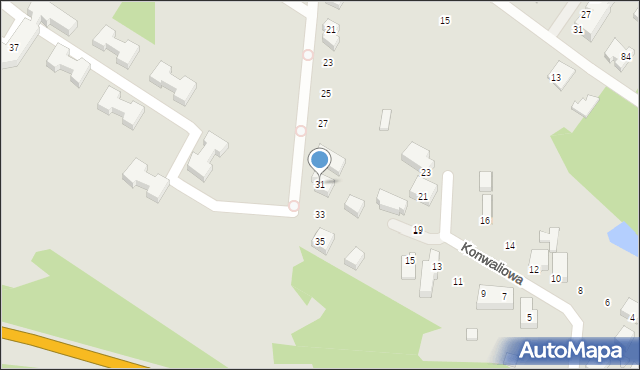 Siedlce, Grzybowa, 31, mapa Siedlce