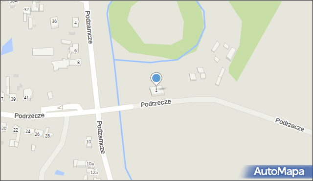 Sieradz, Grodzka, 1, mapa Sieradz