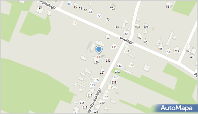 Skarżysko-Kamienna, Grota-Roweckiego Stefana, gen., 133, mapa Skarżysko-Kamienna