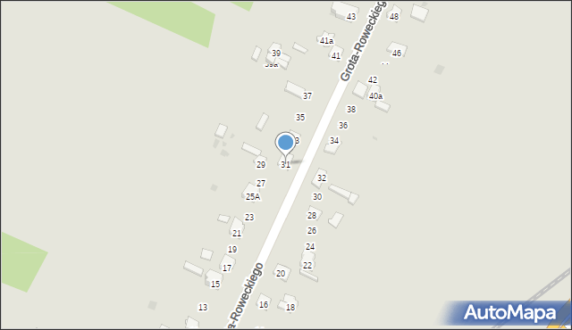 Skarżysko-Kamienna, Grota-Roweckiego Stefana, gen., 31, mapa Skarżysko-Kamienna