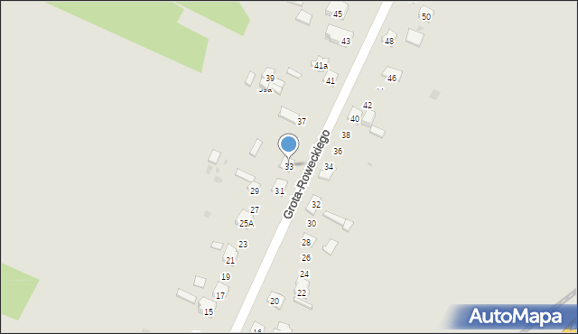 Skarżysko-Kamienna, Grota-Roweckiego Stefana, gen., 33, mapa Skarżysko-Kamienna
