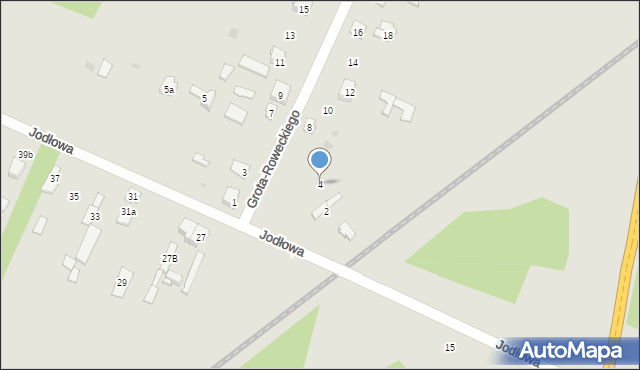 Skarżysko-Kamienna, Grota-Roweckiego Stefana, gen., 4, mapa Skarżysko-Kamienna