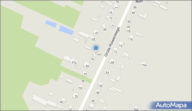 Skarżysko-Kamienna, Grota-Roweckiego Stefana, gen., 63, mapa Skarżysko-Kamienna