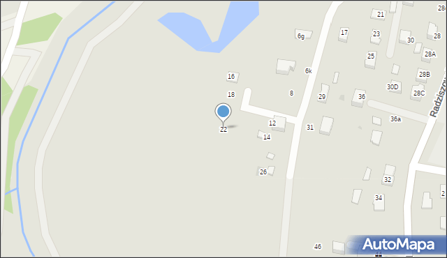 Skawina, Groble, 22, mapa Skawina