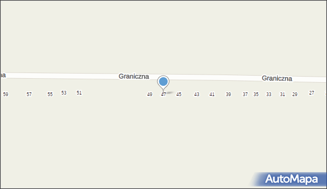 Skowieszyn, Graniczna, 47, mapa Skowieszyn