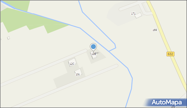 Skrzeszew, Grocholskiego Zdzisława, hr., 12E, mapa Skrzeszew