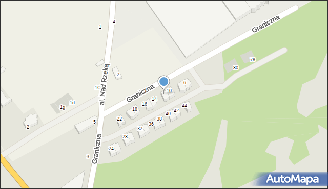 Słupsk, Graniczna, 12, mapa Słupska