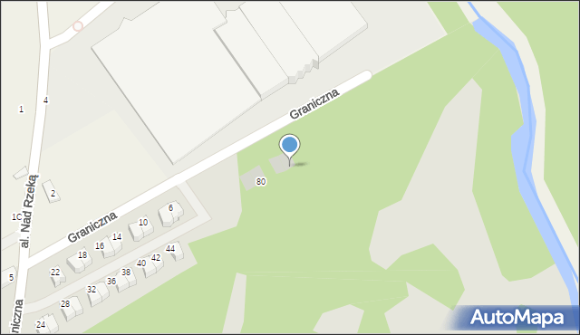 Słupsk, Graniczna, 78, mapa Słupska