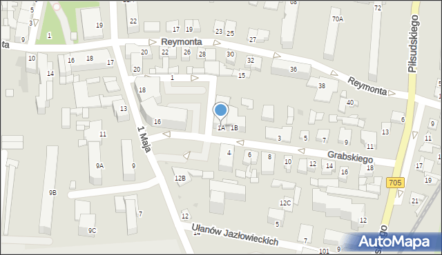 Sochaczew, Grabskiego Władysława, 1A, mapa Sochaczew