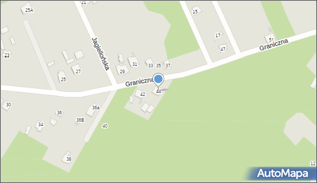 Sochaczew, Graniczna, 44, mapa Sochaczew